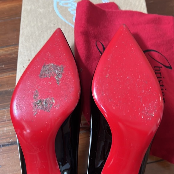 Christian Louboutin Pigalle Follies 55 - patent leather kid heels - Picture 5 of 5